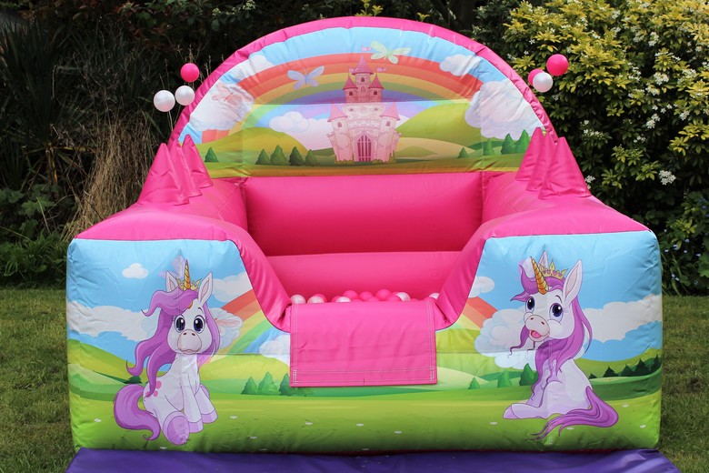 Unicorn Ball Pit, 4.9m x 3m x 2.45m