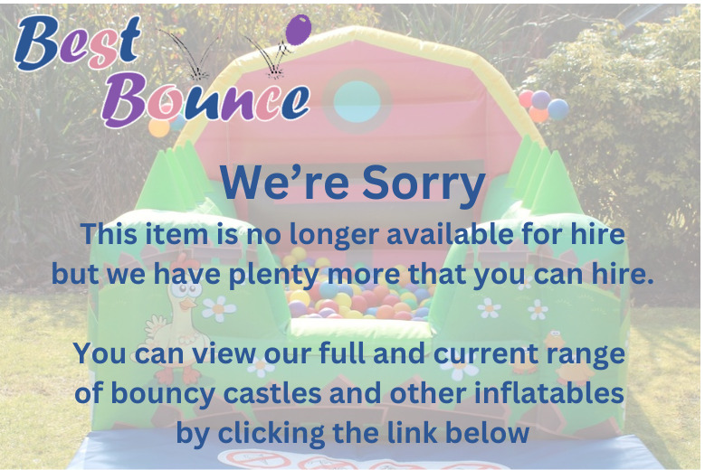 Farmyard Ball Pond , 16'(d) x 10'(w) x 8'(h) - 4.9m(d) x 3m(w) x 2.45m(h)