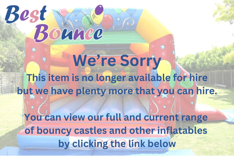 Balloons Slide Combi, 24'6"(d) x 25'(w) x 11'6"(h) - 8m(d) x 7.65m(w) x 3.5m(h), 1825/11