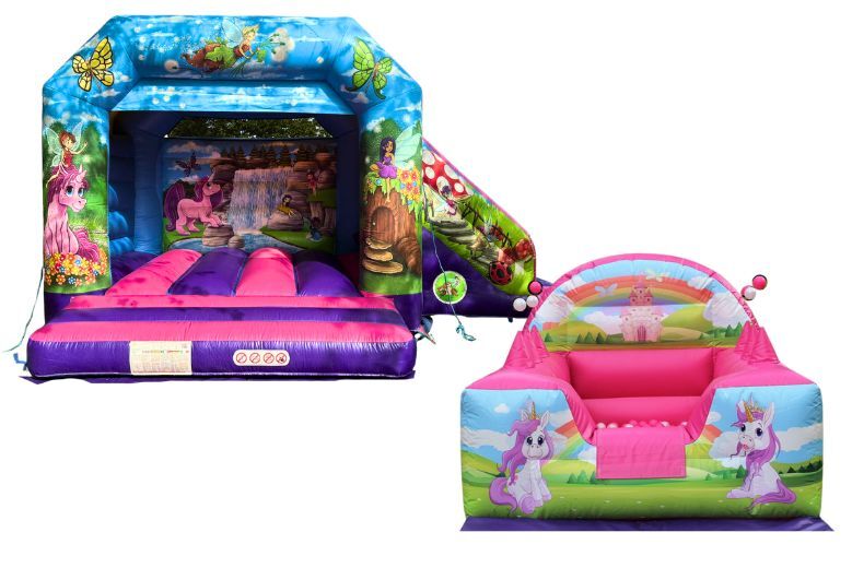 Bounce Pack: Unicorn Combi Castle & Ball Pit