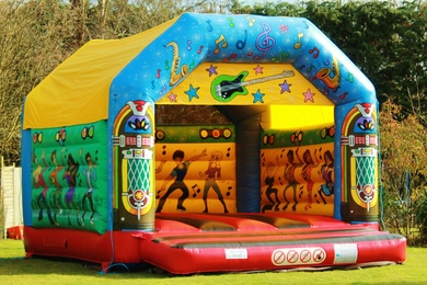Adult Juke Box Bouncy Castle Hire