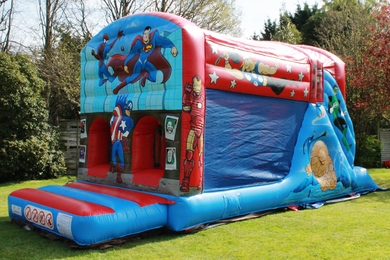 SuperHero Fun Run Bouncy Castle Hire