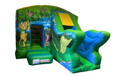 Jungle Jump & Slide, 26'2"(d) x 16'6"(w) x 10'(h) - 8m(d) x 5m(w) x 3.1m(h), P15166